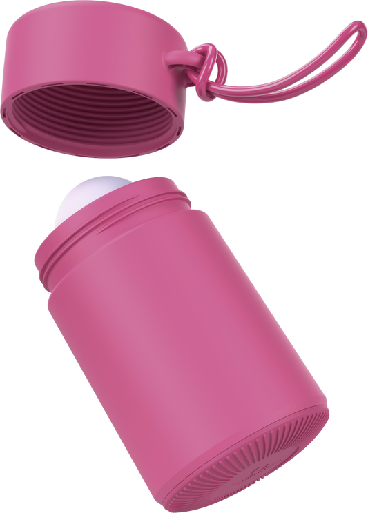 Solmates Refillable Roll-On Applicator 100ml - Salt Lake Pink