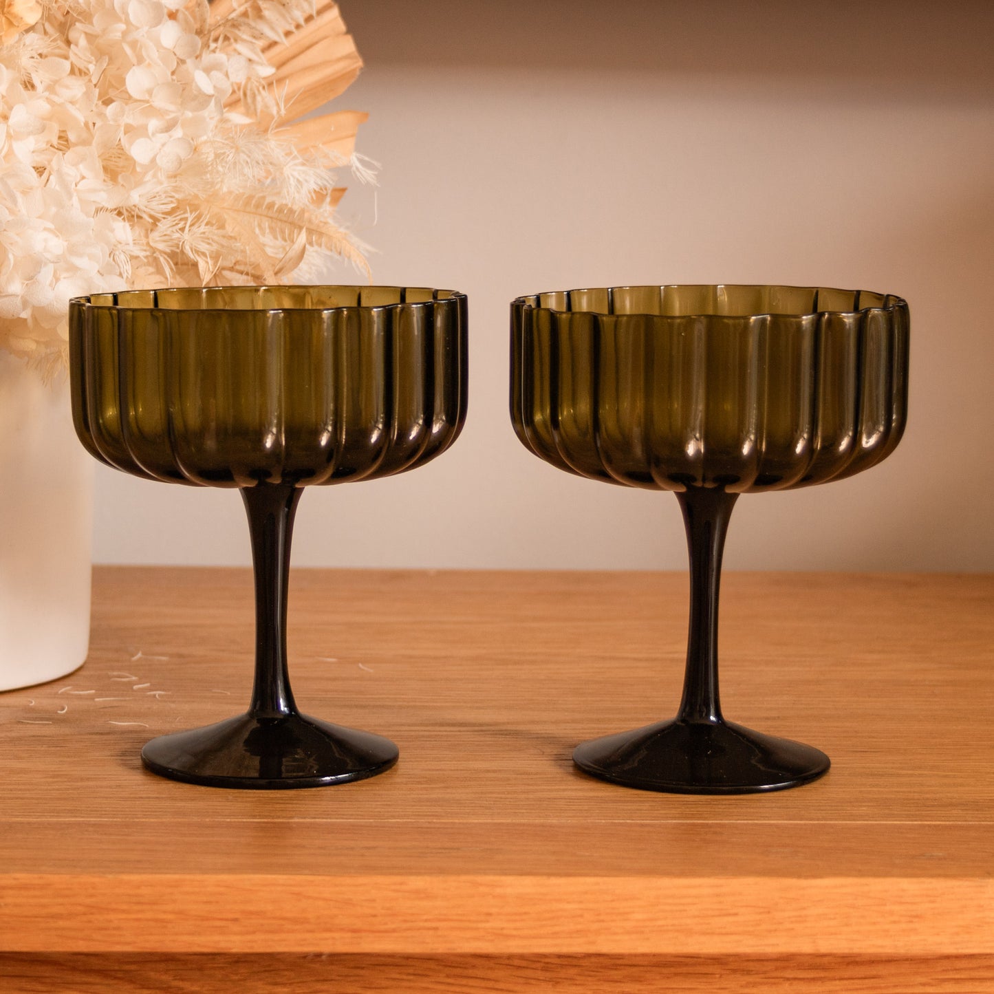 Hazel Glass Coupe S/2