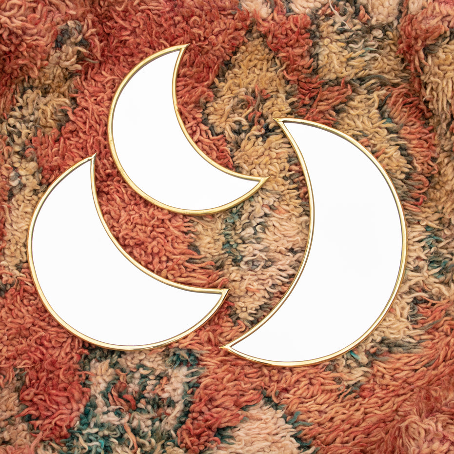 La Luna Brass Mirror