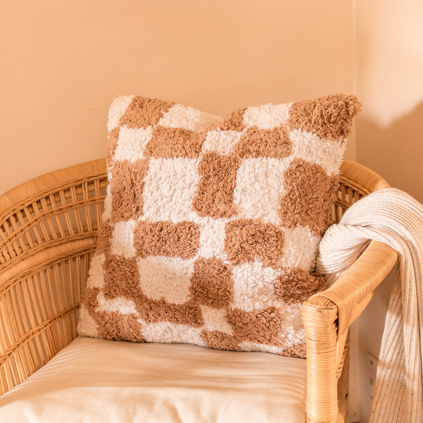 Riley Cotton Tufted Cushion Cover