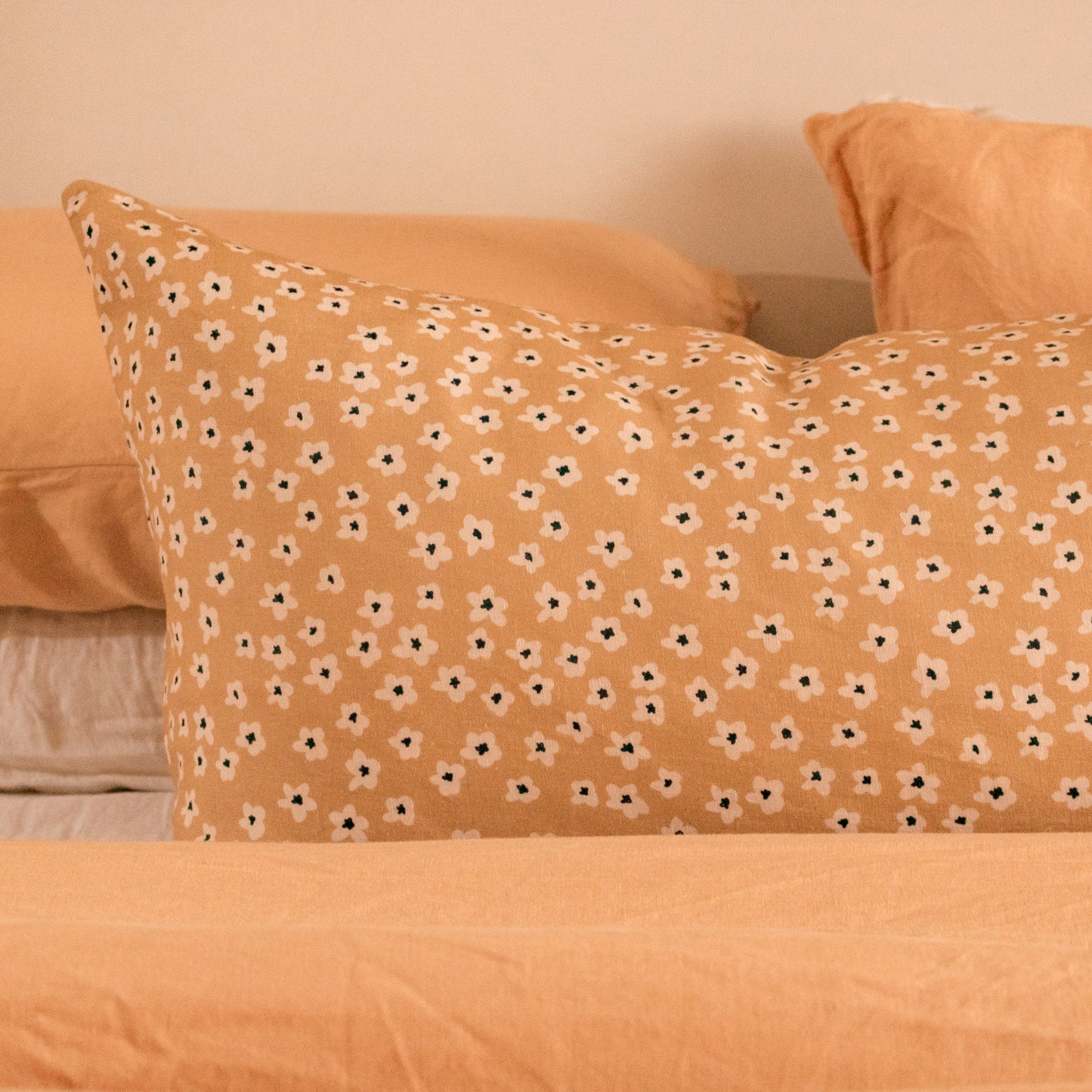 Fairy Foxglove Linen Cushion Cover