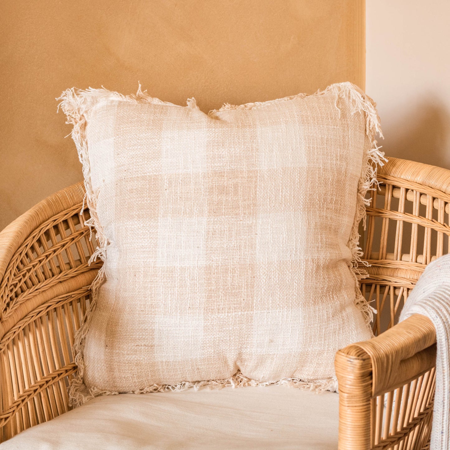 Ginger Cotton Cushion