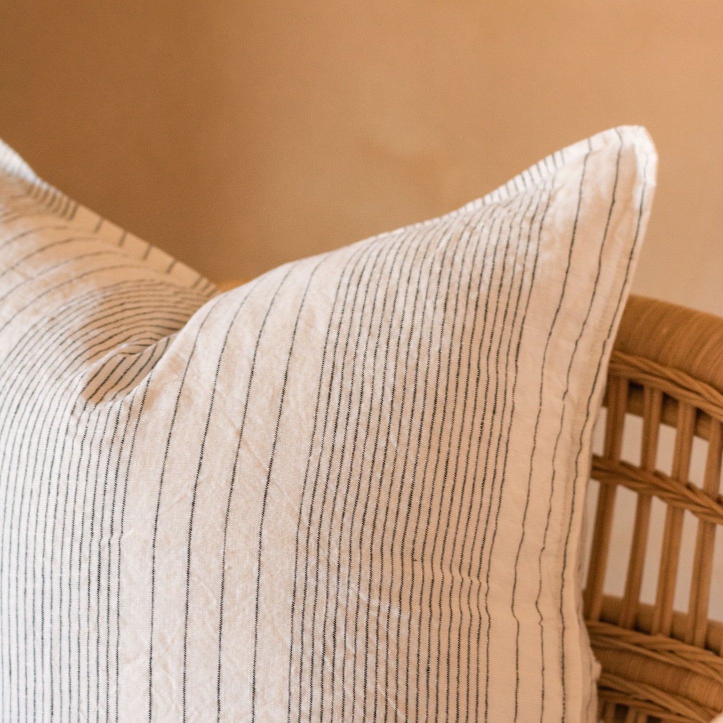 Linen Cushion Cover - Sorrento Stripe