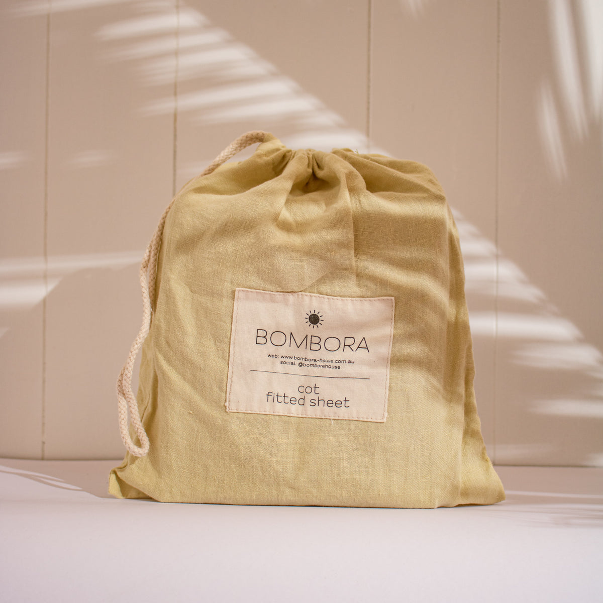 Linen Nursery Fitted Sheet - Sunshine