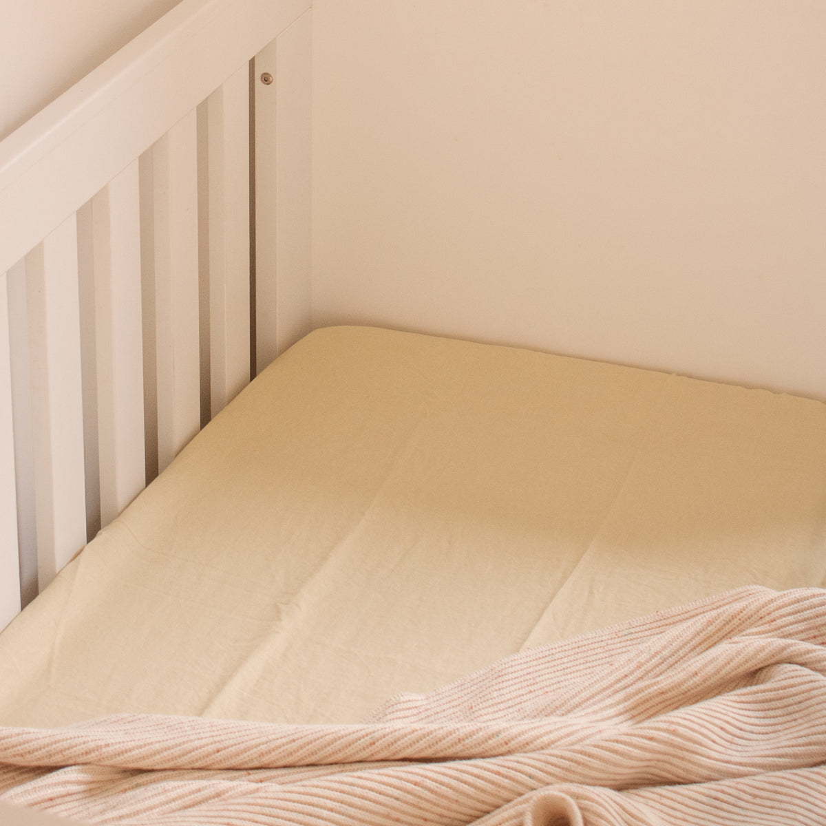 Linen Nursery Fitted Sheet - Sunshine