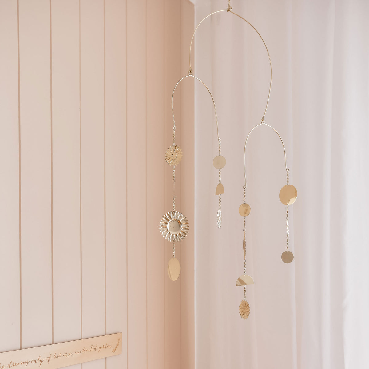Daisy Brass Mobile