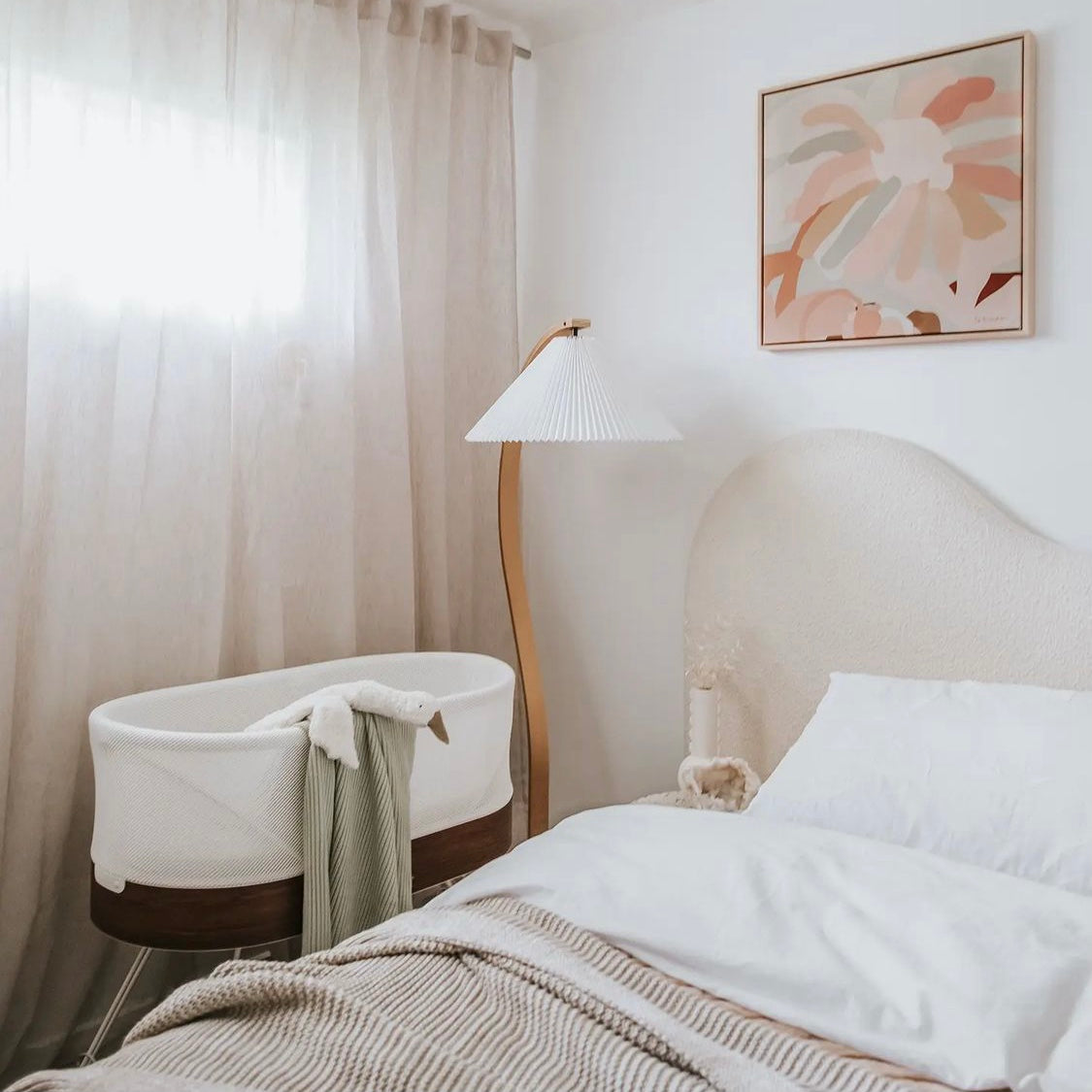 Cotton Ribbed Baby Blanket - Sage