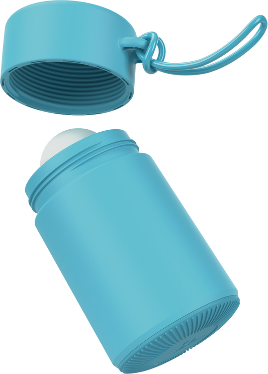 Solmates Refillable Roll-On Applicator 100ml - Sky Blue
