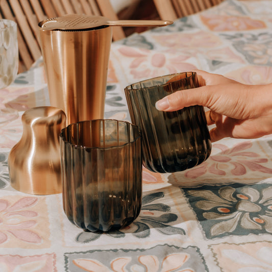 Hazel Glass Tumbler S/2