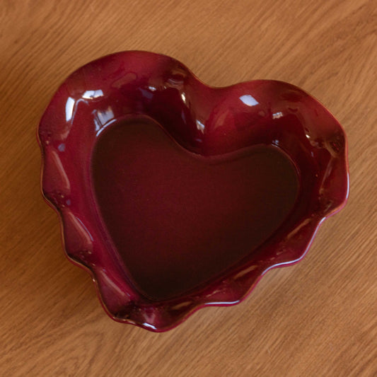 Amore Ceramic Heart Baking Dish