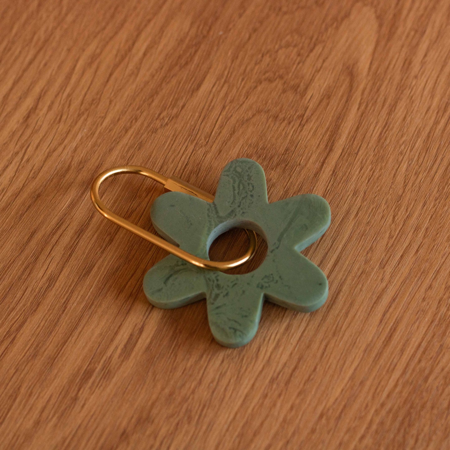 Kip Resin Flower Keyring - Pistachio