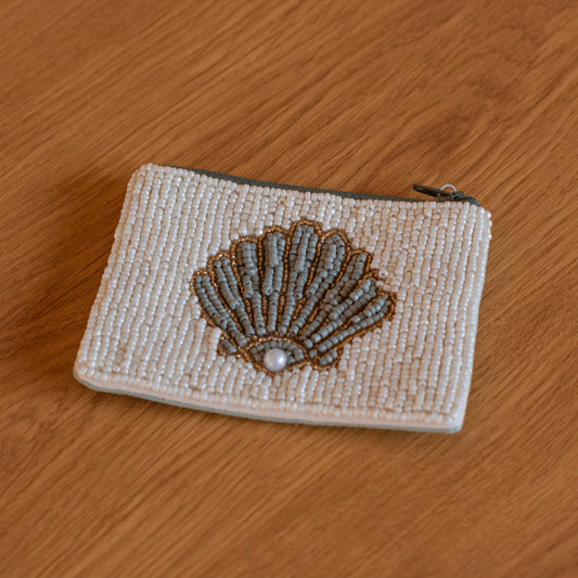 Venus Beaded Zip Pouch