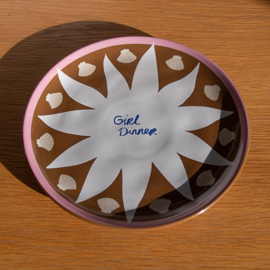 Girl Dinner Plate