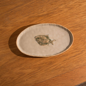 Riva Ceramic Oval Fish Plate