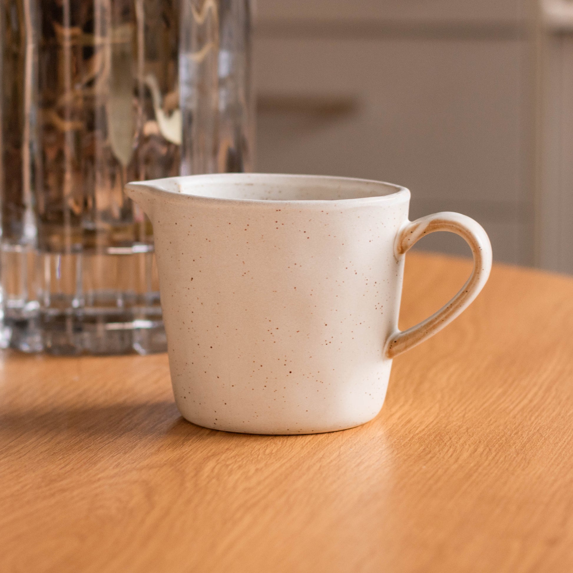 Shop our 500ml ceramic measuring jug with speckled finish. A practical kitchen piece for baking, cooking and open-shelf styling.