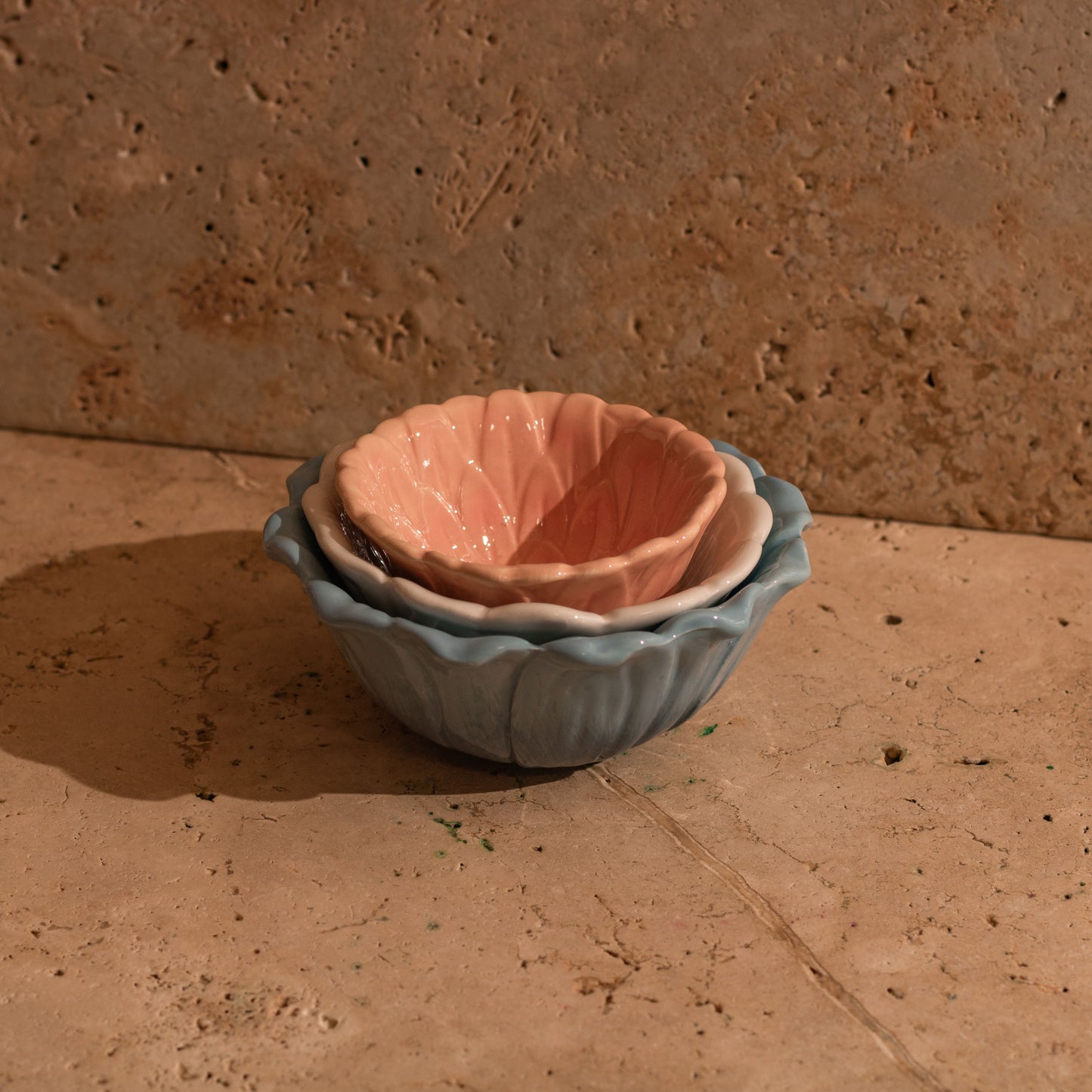 Flora Ceramic Mini Bowls Set of 3