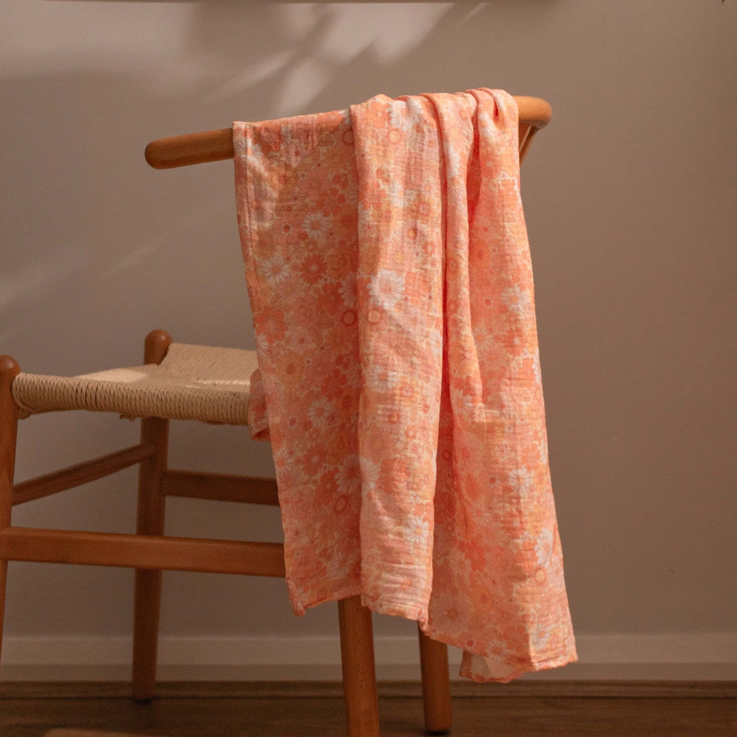 Bamboo Cotton Swaddle - Sunshine Floral