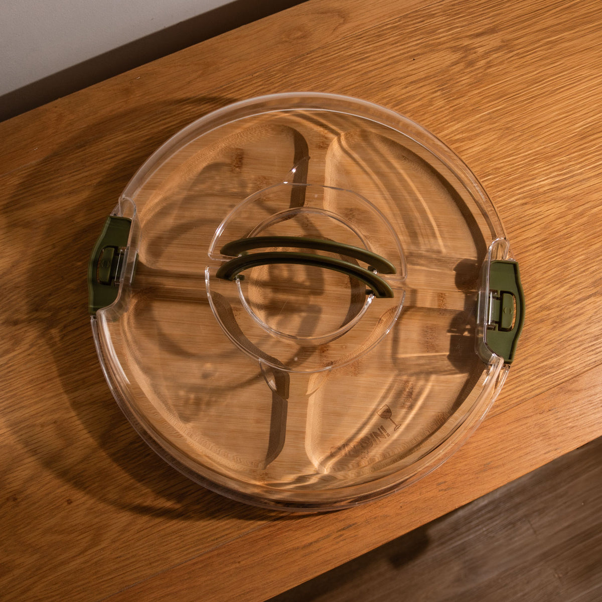 Portable Bamboo Snack Board