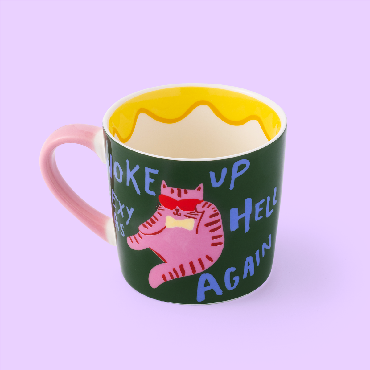 Woke Up Sexy Cat Mug