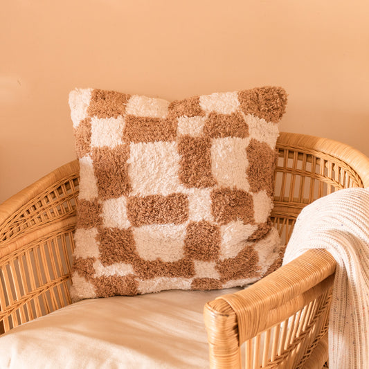 Riley Cotton Tufted Cushion Cover