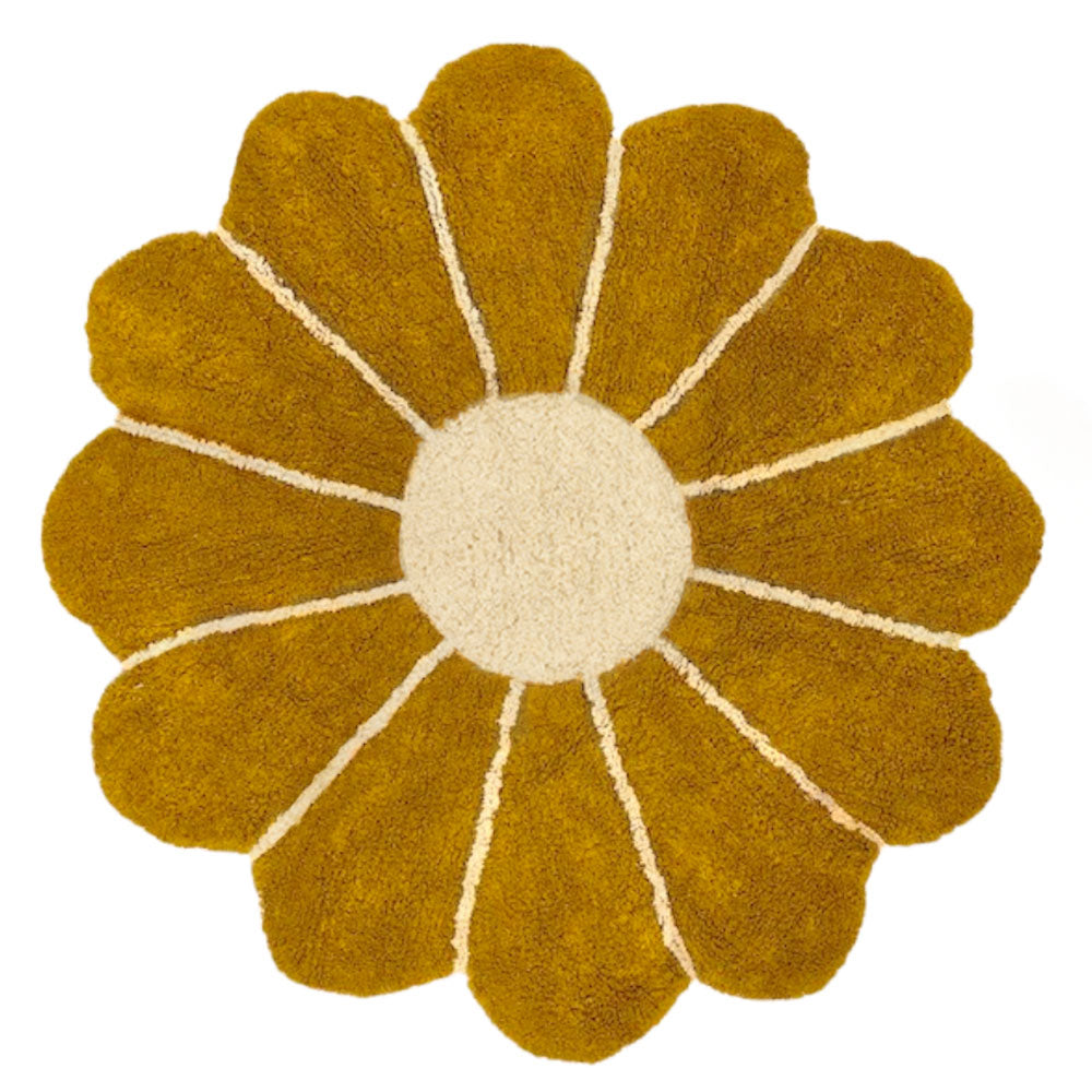 Daisy Rug - Mustard