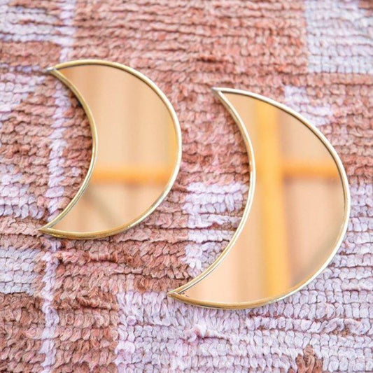 La Luna Brass Mirror