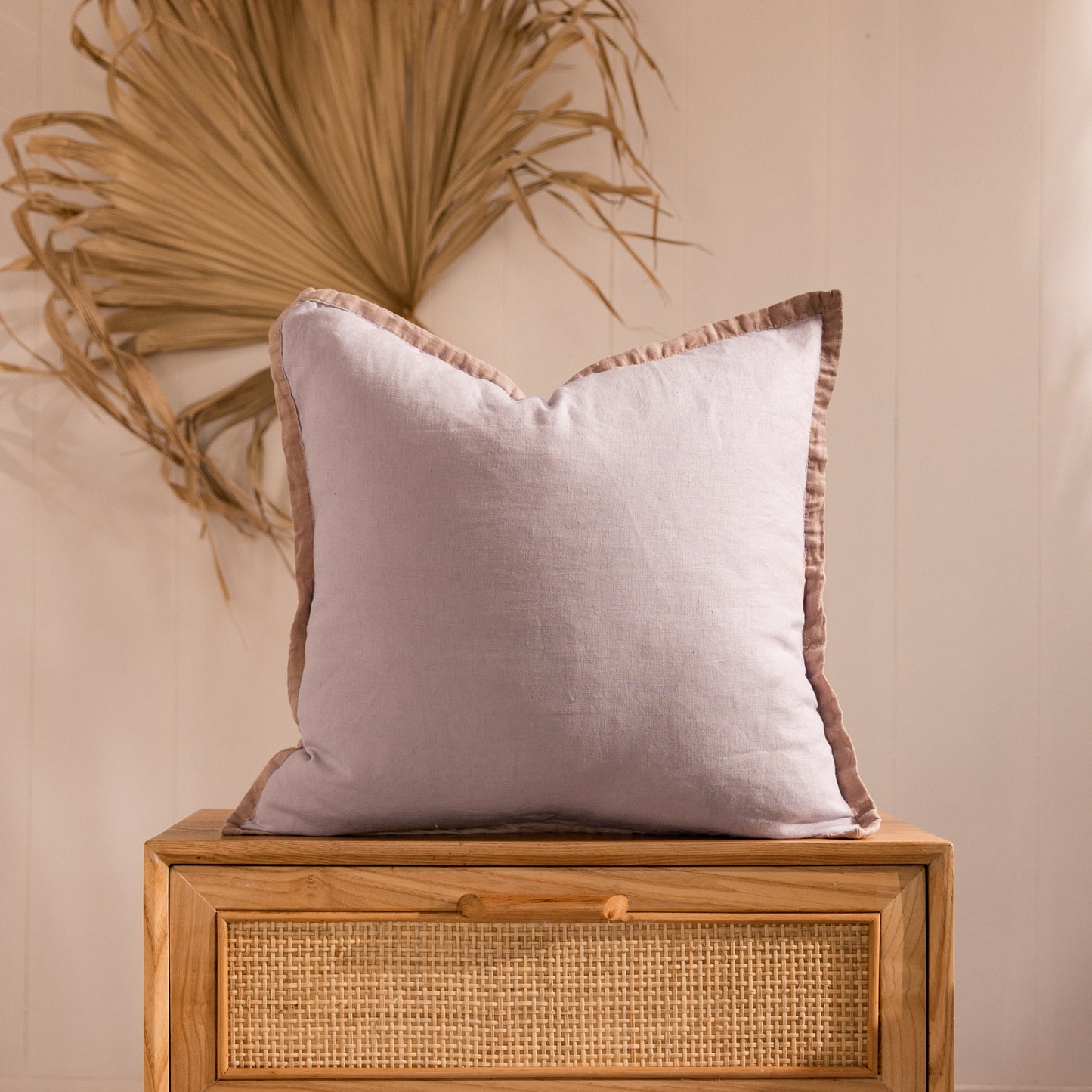 Linen Cushion Cover - Orchid